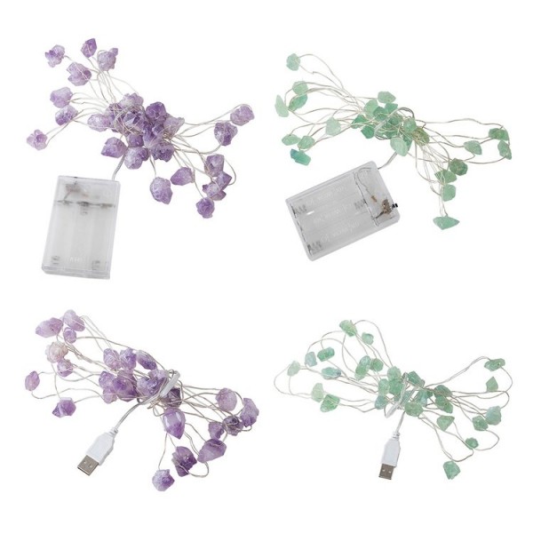 30LED Crystal Stone String Lights