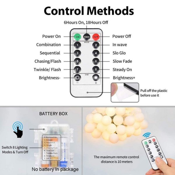 Round Shape LED String Lights
