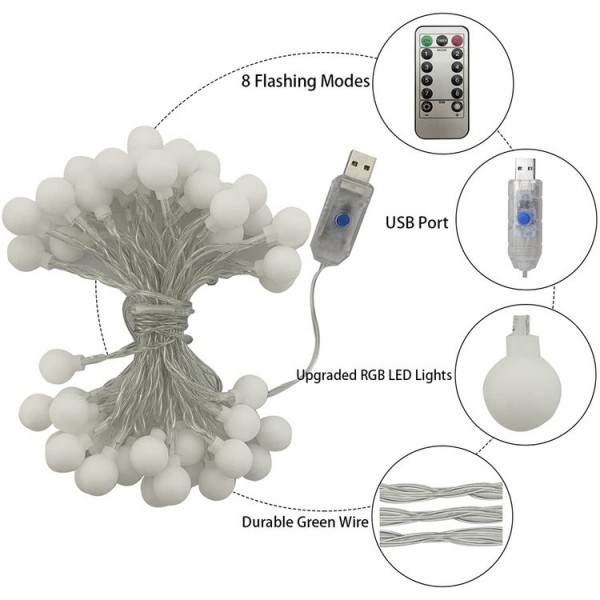 Round Shape LED String Lights