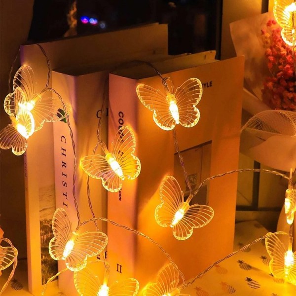 20 LED Butterfly String Light