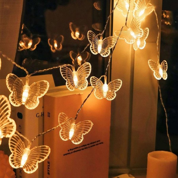 20 LED Butterfly String Light