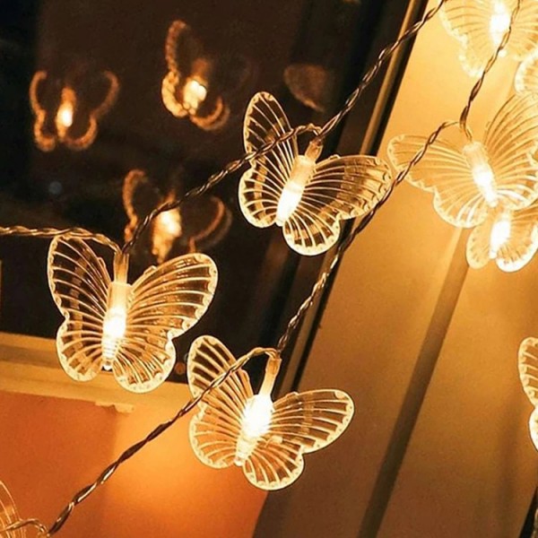 20 LED Butterfly String Light