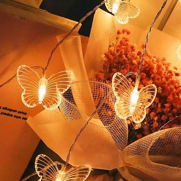 20 LED Butterfly String Light