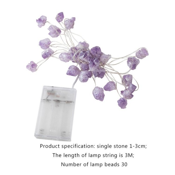 30LED Crystal Stone String Lights