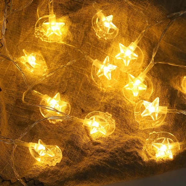 Moon Star LED String Lights