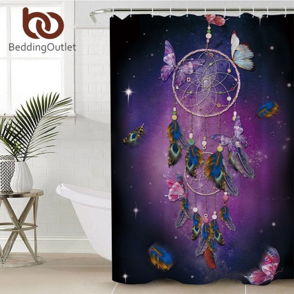 Dreamcatcher - Print Shower Curtain