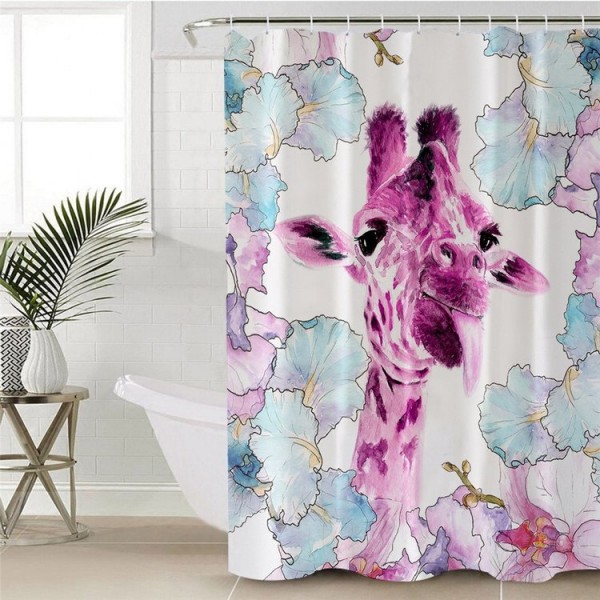 Giraffe - Print Shower Curtain