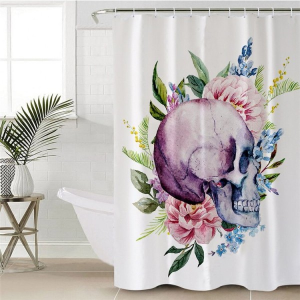 Sugar Skull - Print Shower Curtain