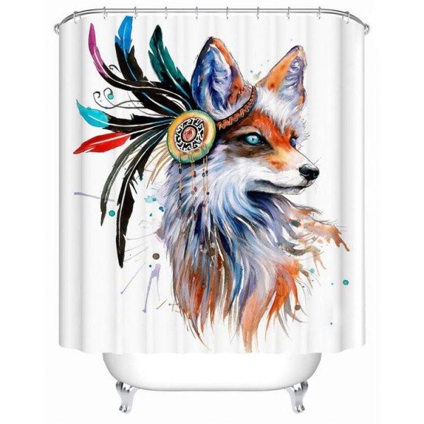 Fox - Print Shower Curtain