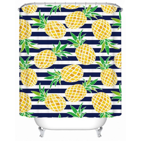 Pineapple - Print Shower Curtain