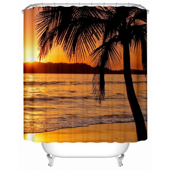 Sunset - Print Shower Curtain