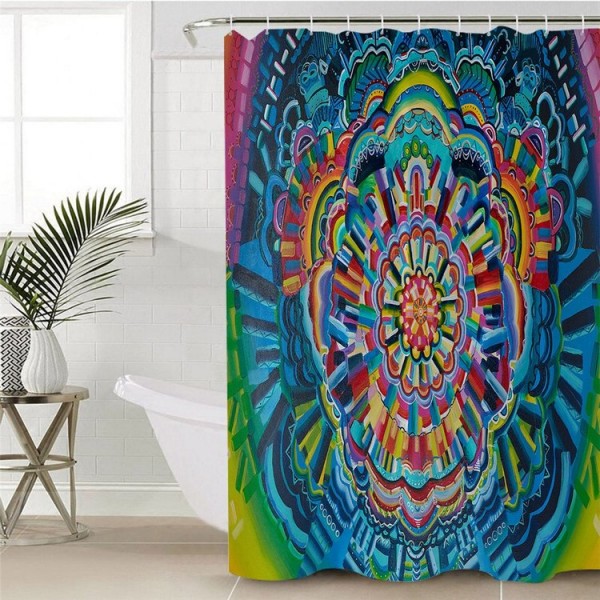 Colorful Roses - Print Shower Curtain