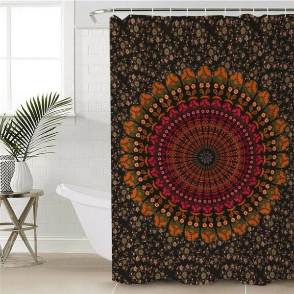 Mandala - Print Shower Curtain