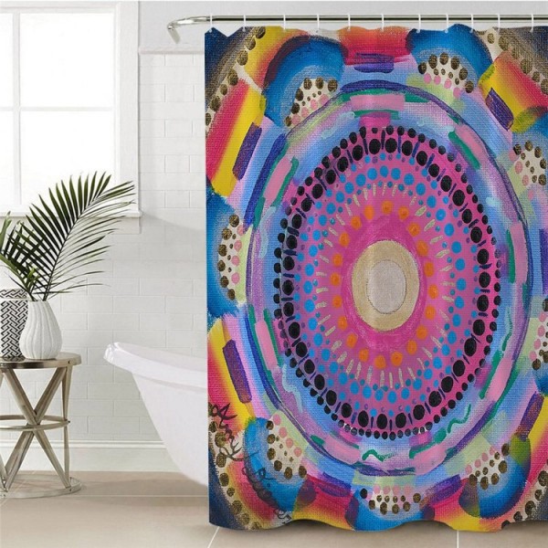 Colorful Roses - Print Shower Curtain