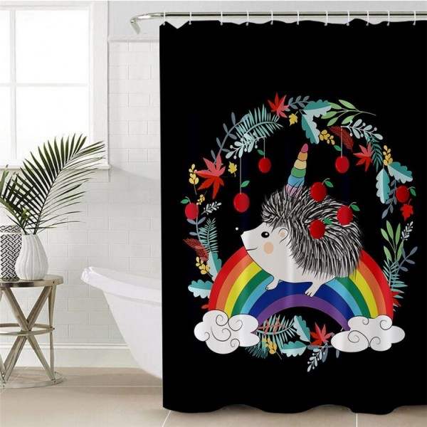 Hedgehog - Print Shower Curtain