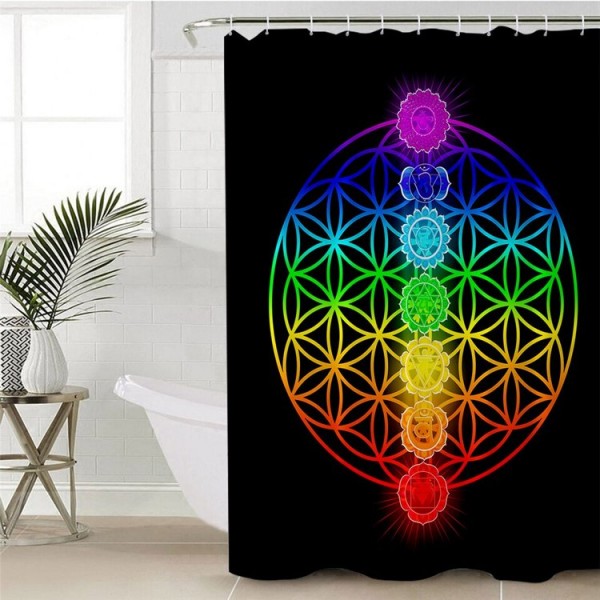 Chakra - Print Shower Curtain