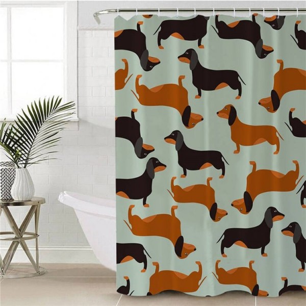 Dachshund - Print Shower Curtain