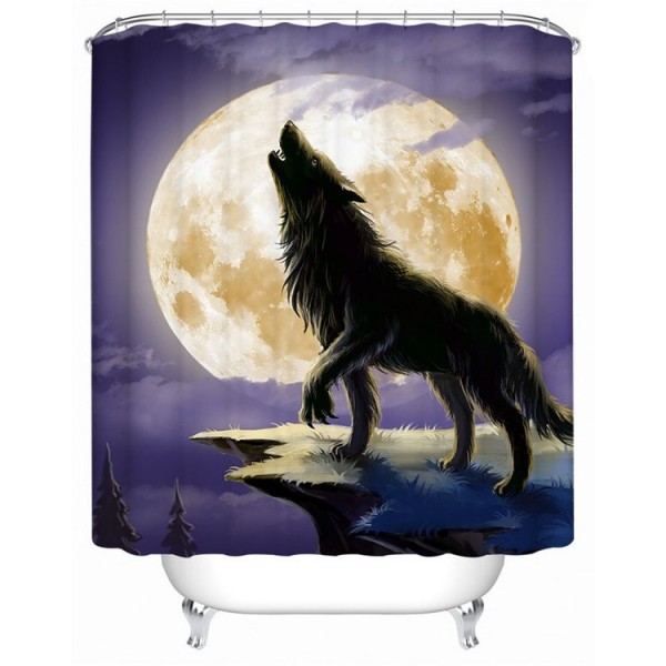 Wolf - Print Shower Curtain