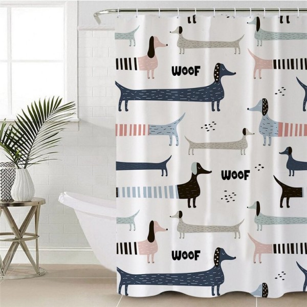 Dachshund - Print Shower Curtain