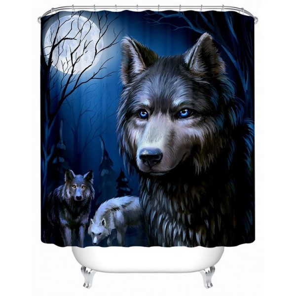 Wolf - Print Shower Curtain