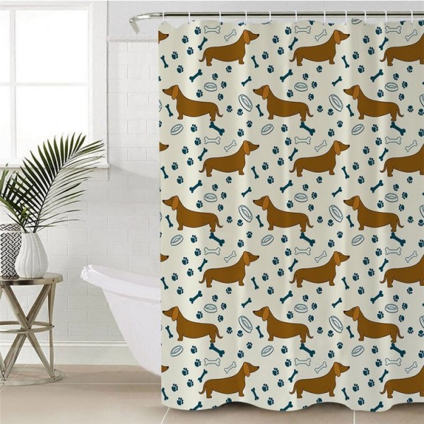 Dachshund - Print Shower Curtain