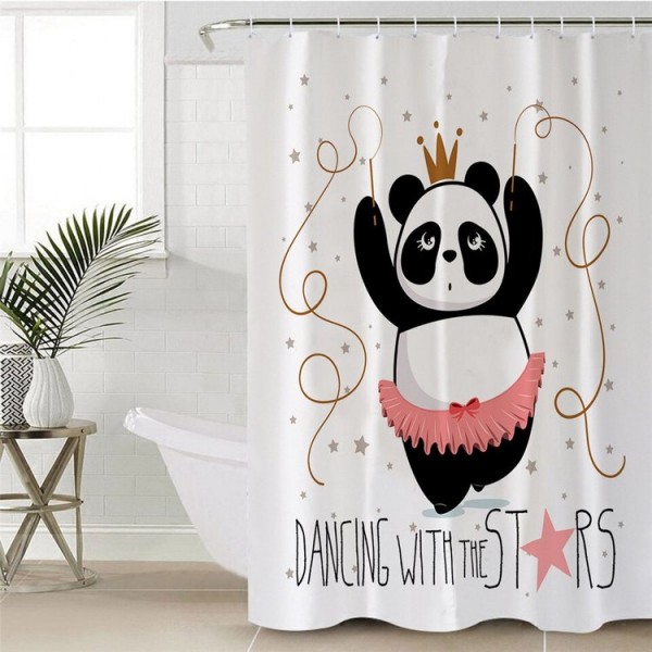 Panda - Print Shower Curtain