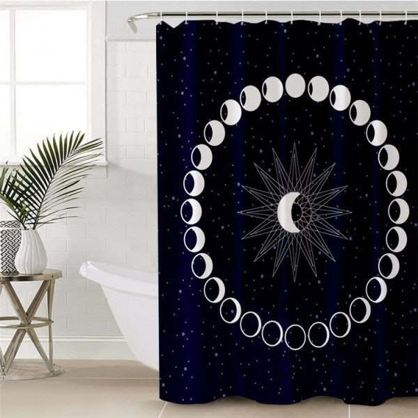 3D Galaxy - Print Shower Curtain