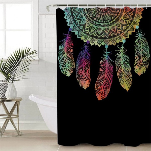 Boho Dreamcatcher - Print Shower Curtain