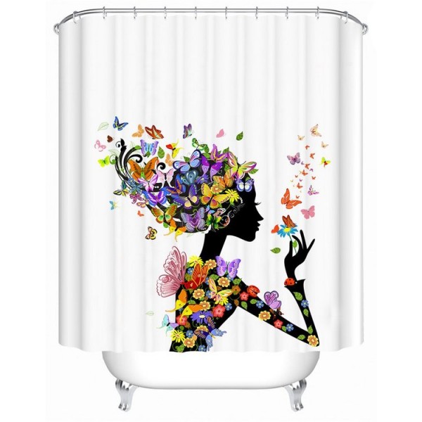 Beautiful Girl - Print Shower Curtain