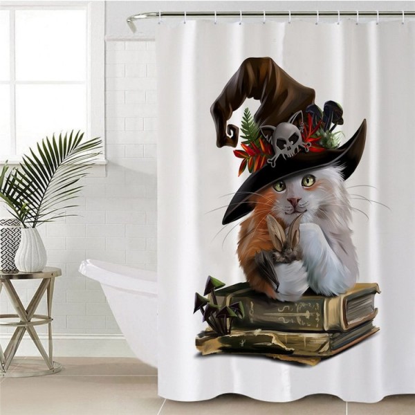 Cat - Print Shower Curtain