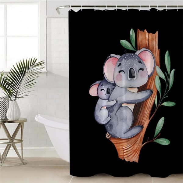 Koala Family - Print Shower Curtain