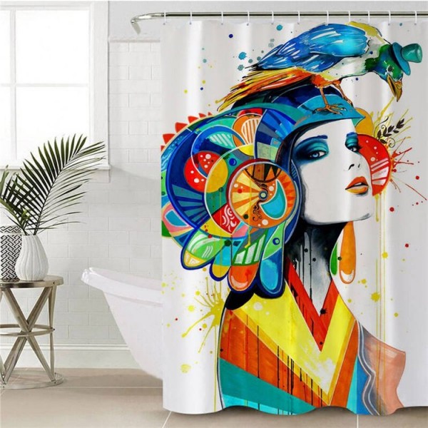 Aztec - Print Shower Curtain