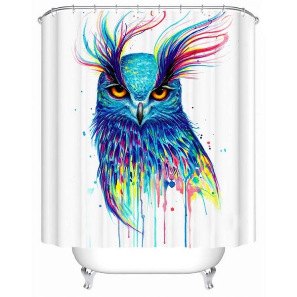Into the Blue - Print Shower Curtain