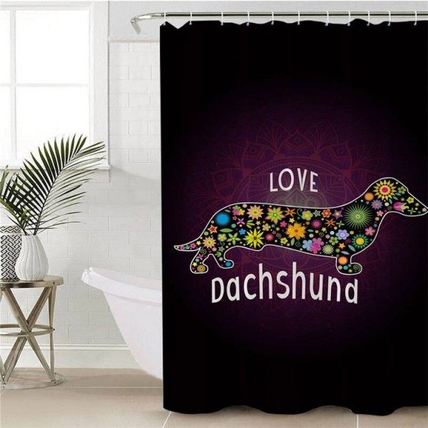 Dachshund - Print Shower Curtain