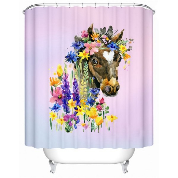 Horses - Print Shower Curtain