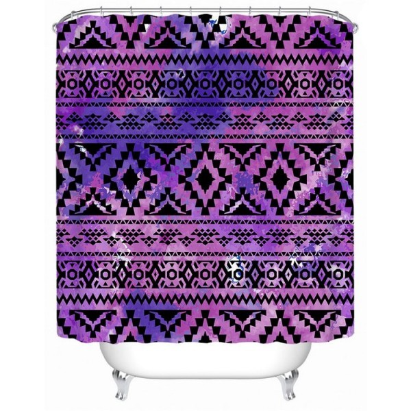 Geometric - Print Shower Curtain