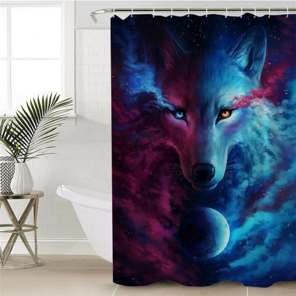 Wolf - Print Shower Curtain
