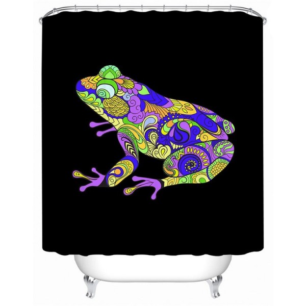 Frog - Print Shower Curtain