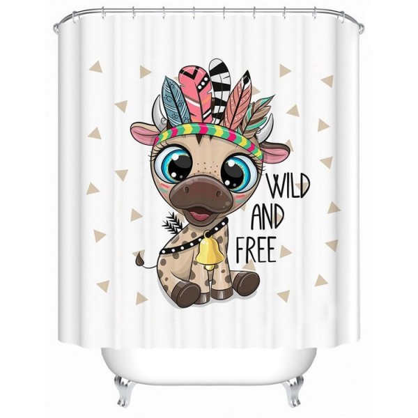 Cow - Print Shower Curtain