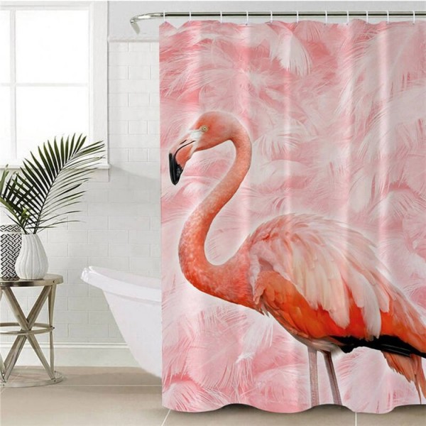 Flamingo - Print Shower Curtain