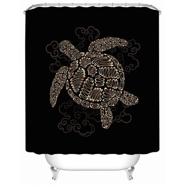 Sea Turtle - Print Shower Curtain