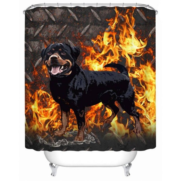 Dog - Print Shower Curtain