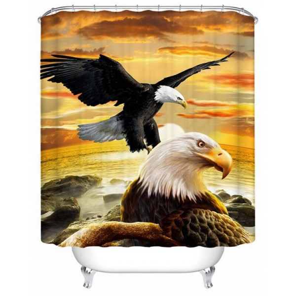 Eagle 3 - Print Shower Curtain
