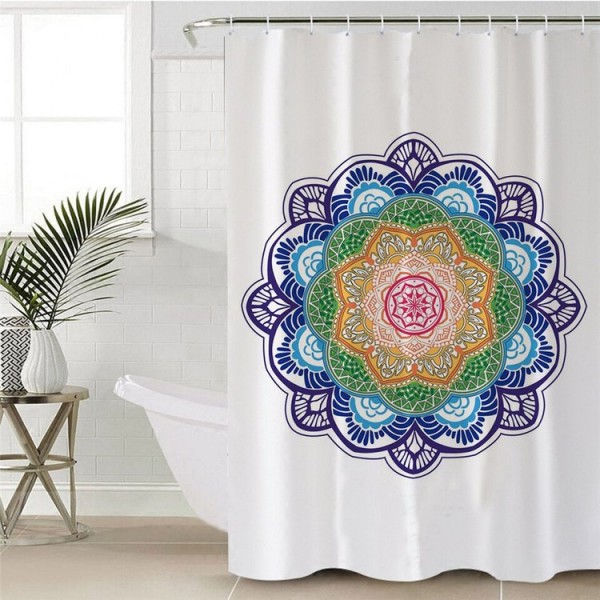 Mandala - Print Shower Curtain