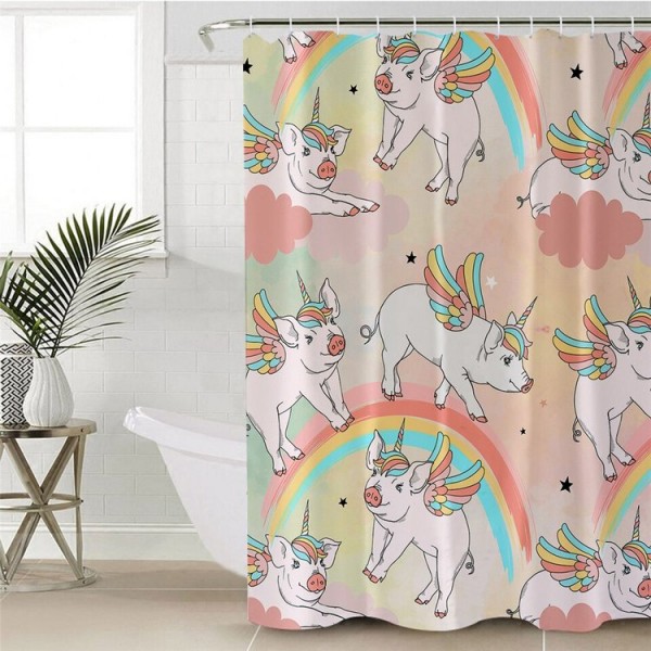 Pink - Print Shower Curtain