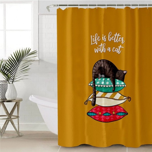Cat Rat - Print Shower Curtain