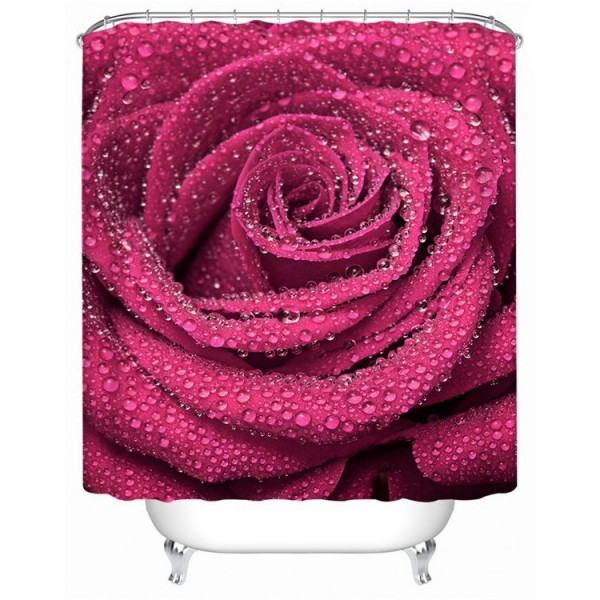 Colorful Roses - Print Shower Curtain