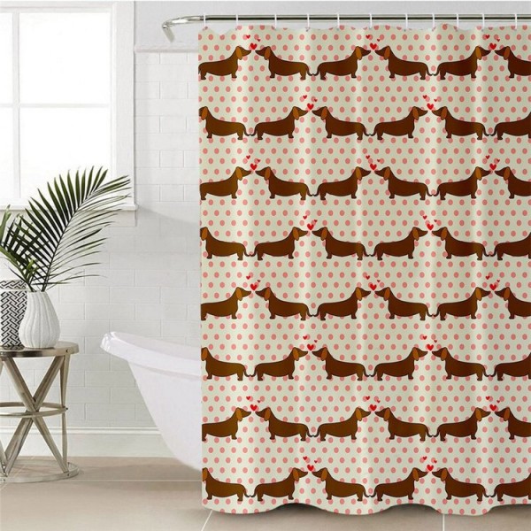 Dachshund - Print Shower Curtain