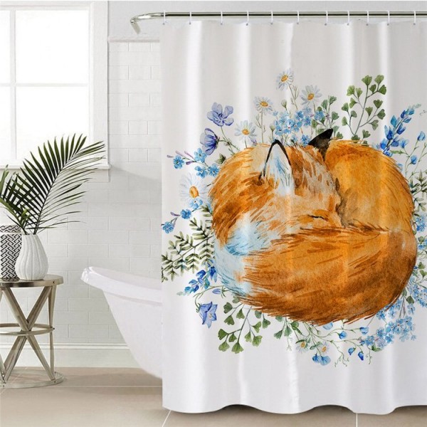 Fox - Print Shower Curtain