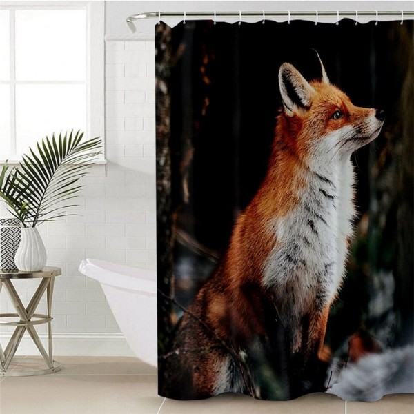 Fox - Print Shower Curtain